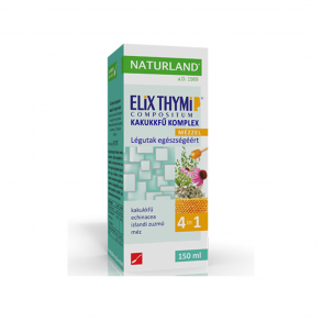 ELIX THYMI KAKUKKFŰ KOMPLEX + MÉZ SZIRUP 4IN1  NATURLAND - 150ML